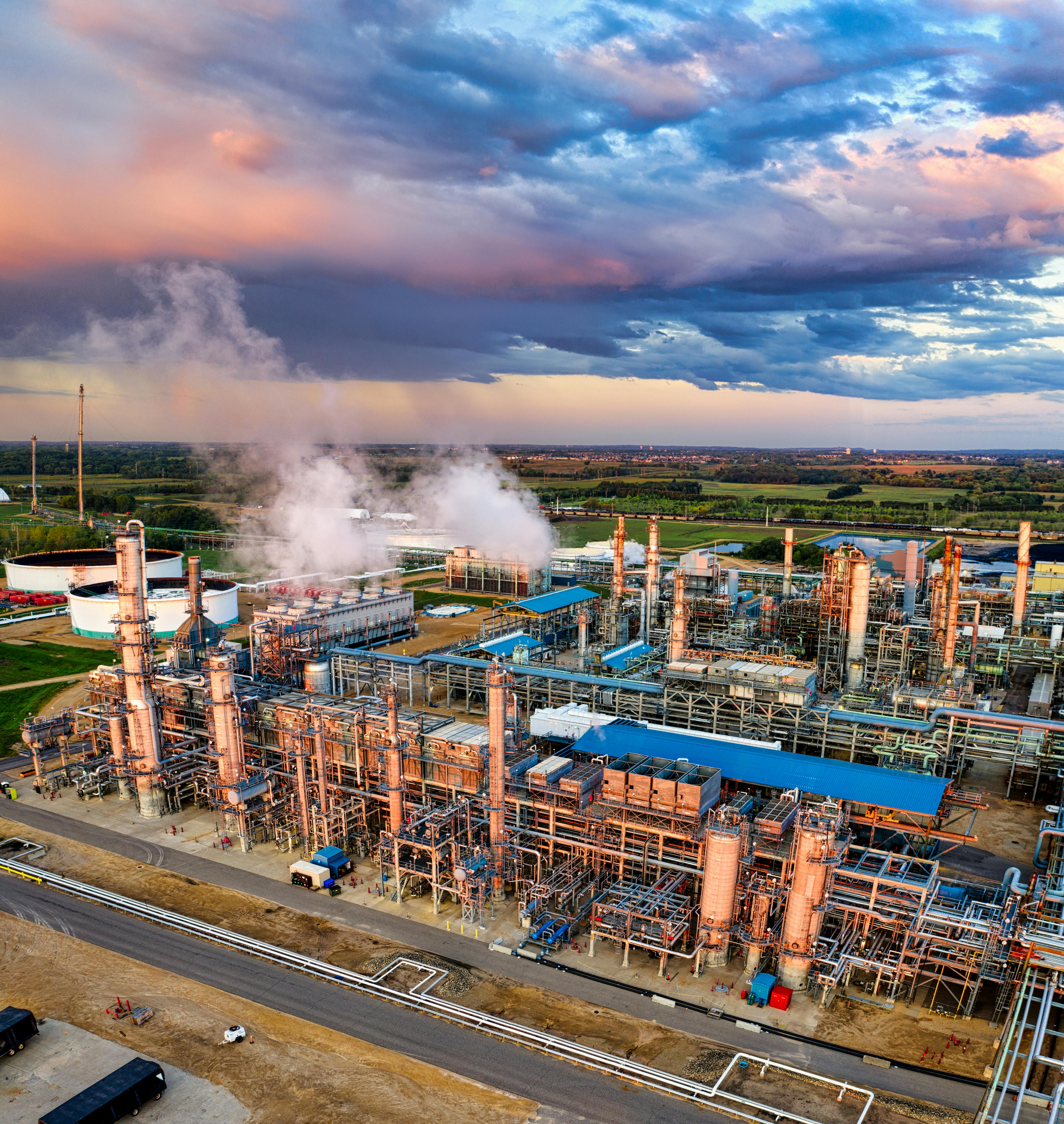 Industrial secure-site infrastructure from above